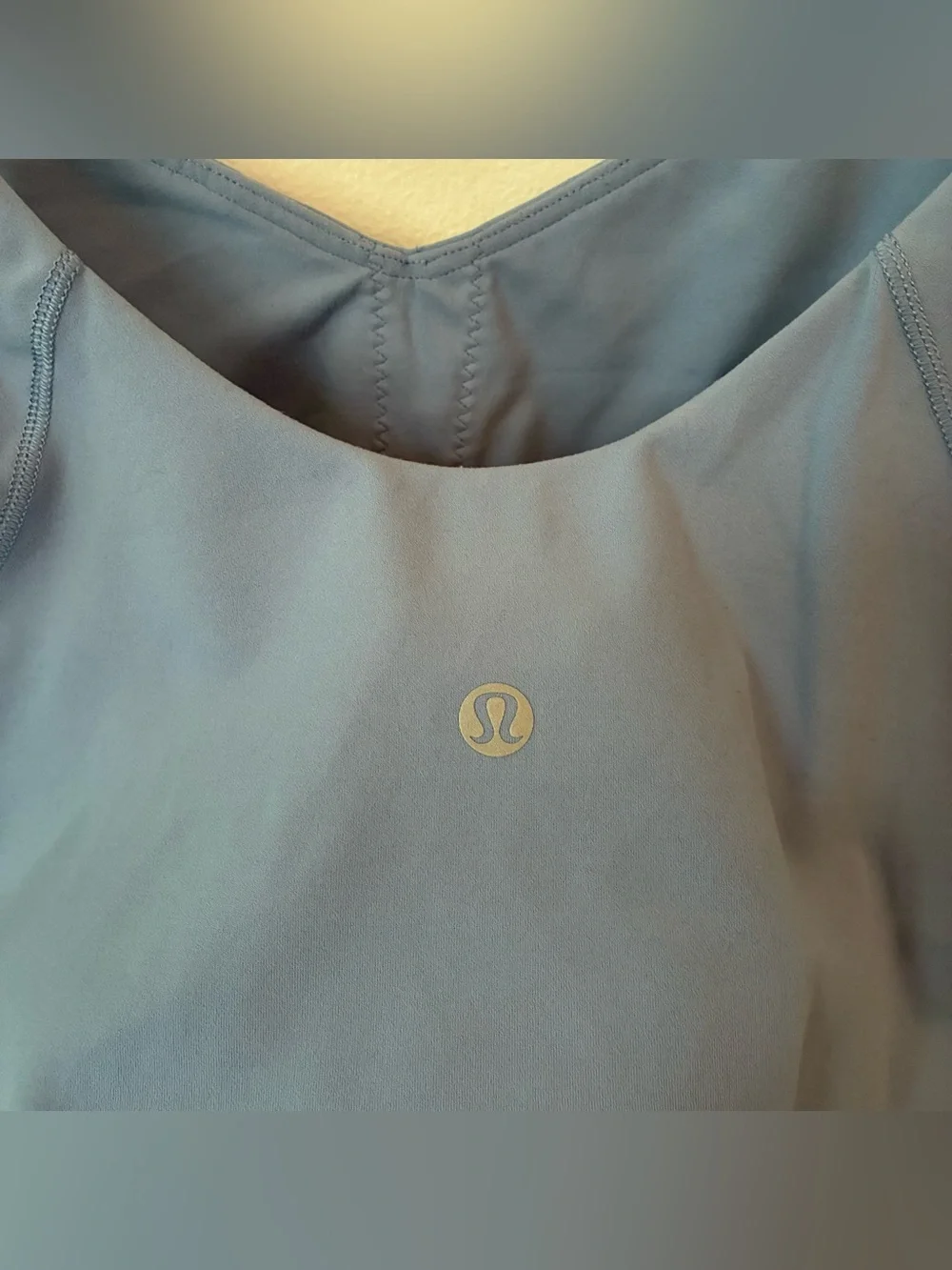 Lululemon Align Cropped Cami Tank Top Light Support, A/B Cup Blue Willow - Picture 7 of 9
